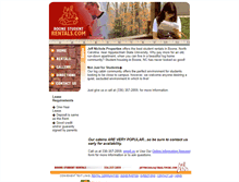 Tablet Screenshot of boonestudentrentals.com